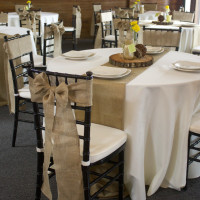 Ivory Polyester Table Linen